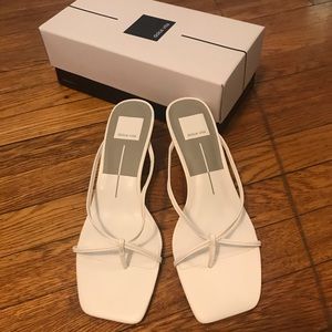 Dolce Vita Kayden Kitten Heels NIB tts8.5 white